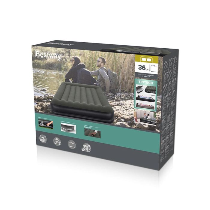 Bestway Colchon Doble 203x153x36 cm Hinchable y Camping 67699 2