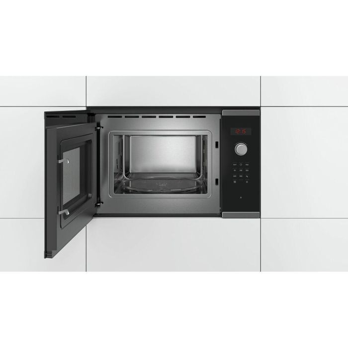Bosch Serie | 4 BFL553MS0 Horno microondas monofunción empotrable 25 litros 900 Watt acero inoxidable 13 Bosch Serie | 4 BFL553MS0 Horno microondas monofunción empotrable 25 litros 900 Watt acero inoxidable 13