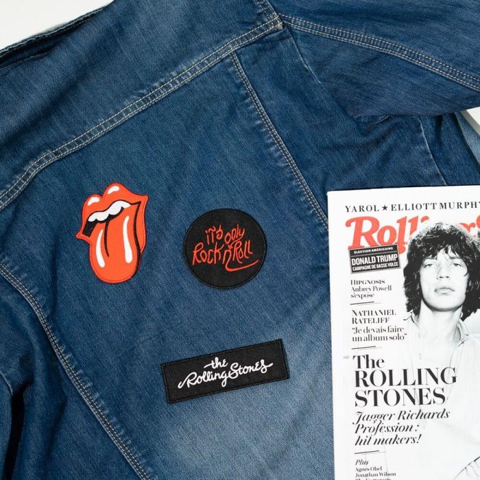 Set 3 parches Rolling Stones 2 Set 3 parches Rolling Stones 2
