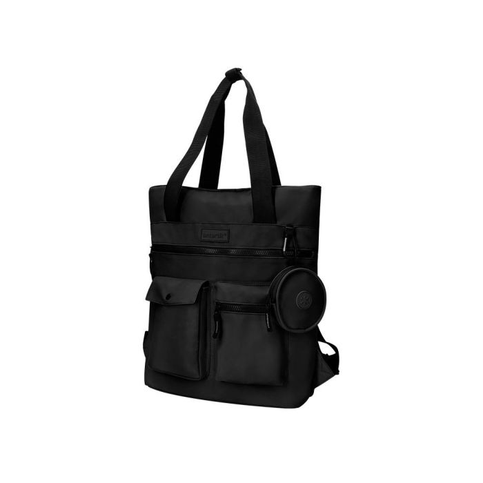 Cartera Antartik Bolso Mochila Casual Color Negro 400x120x390 mm 2