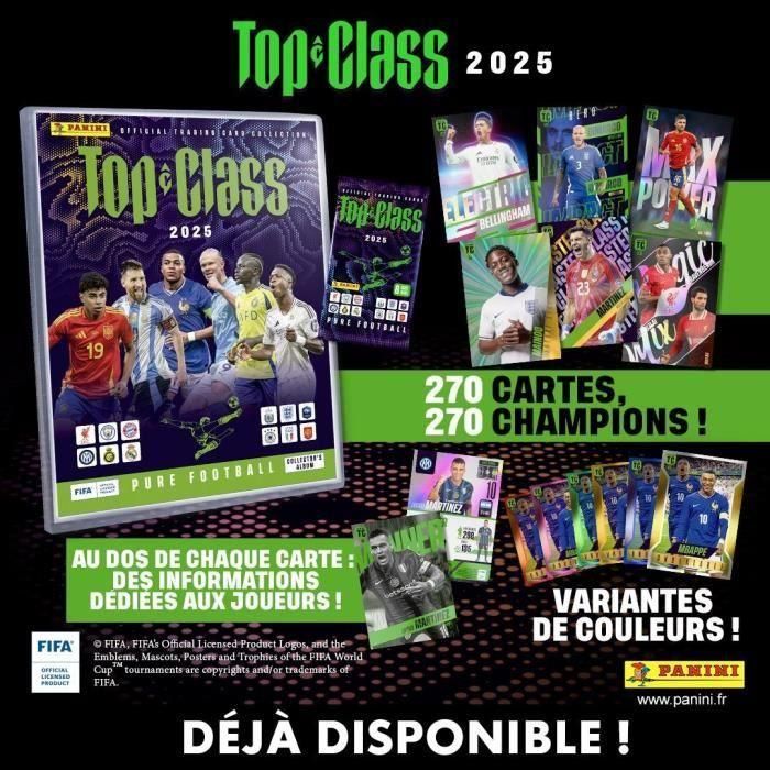 Pack de inicio - PANINI - FIFA TOP CLASS 2025 TC - Carpeta - Revista - 3 bolsillos 3 Pack de inicio - PANINI - FIFA TOP CLASS 2025 TC - Carpeta - Revista - 3 bolsillos 3