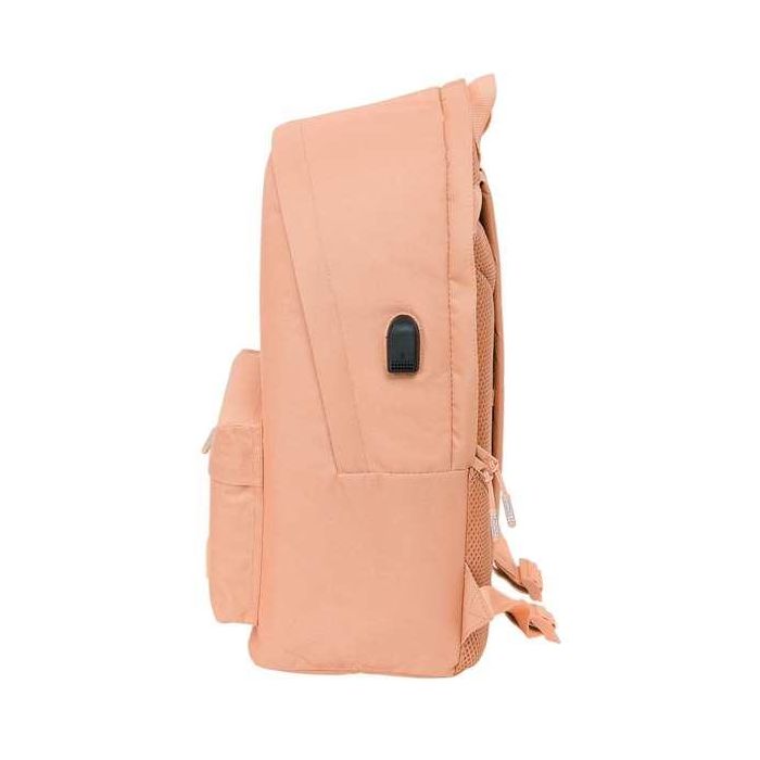 Safta Mochila doble para portátil 15,6" USB Munich Básicos Peach 31x44x18 cm 7 Safta Mochila doble para portátil 15,6" USB Munich Básicos Peach 31x44x18 cm 7