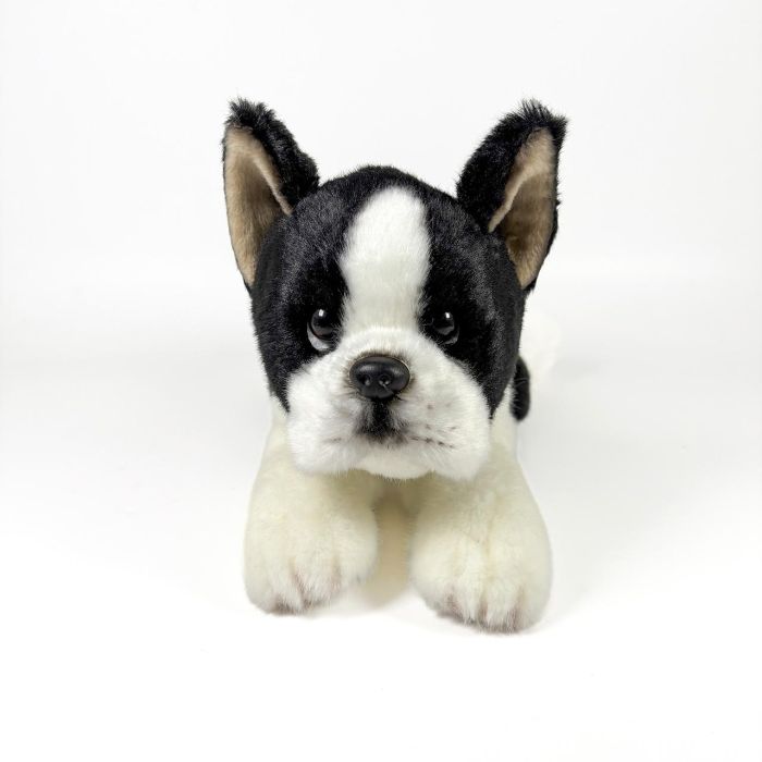 DEQUBE 939D00292 Peluche Boston Terrier Tumbado 25cm para Bebés +0 meses DEQUBE 939D00292 Peluche Boston Terrier Tumbado 25cm para Bebés +0 meses