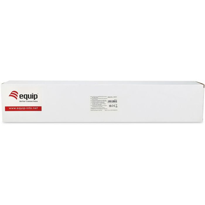Equip Kabelmanagement Panel 19" 1HE schwarz RAL 9005 6