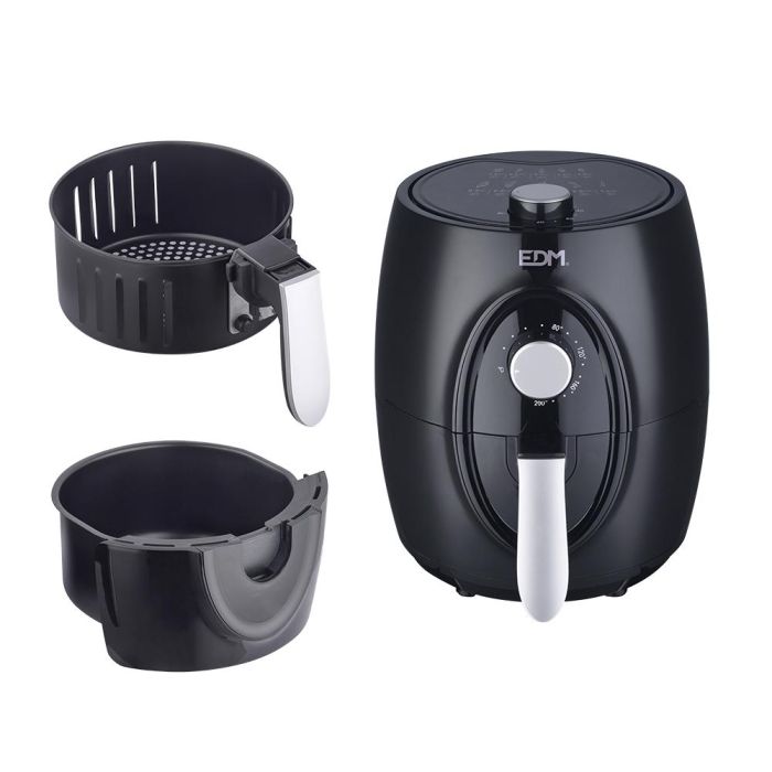 Freidora de Aire EDM 07654 1400 W 3,6 L Multicolor 1 Freidora de Aire EDM 07654 1400 W 3,6 L Multicolor 1