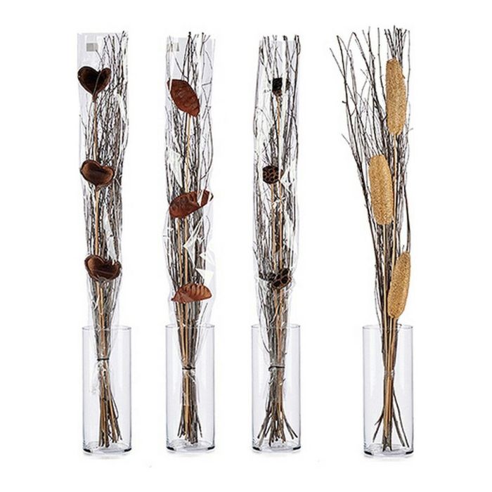 Giftdecor Ramillete Gris y Natural 100 cm - Madera, Surtidos (24 Unidades)