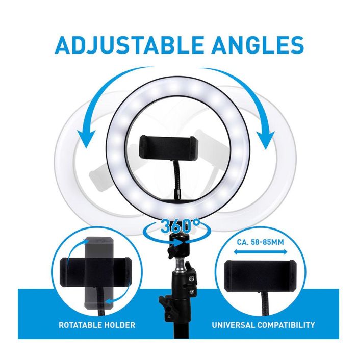 Anillo de luz con tripode para selfies 3