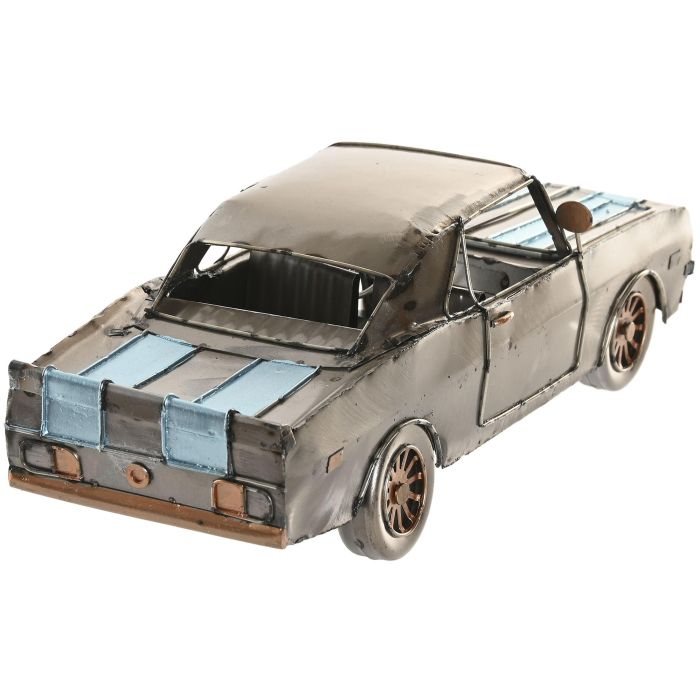 Vehiculo Decoracion Vintage DKD Home Decor Plateado Azul 11 x 10 x 30 cm 2