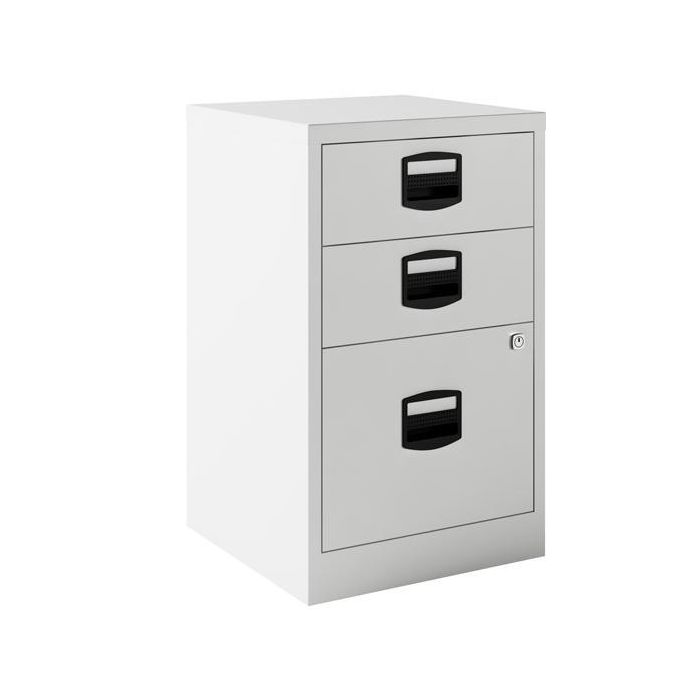 Bisley Archivador Metalico 2 Cajones Personales + 1 Cajón Archivo A4 Fondo 40 cm Gris Bisley Archivador Metalico 2 Cajones Personales + 1 Cajón Archivo A4 Fondo 40 cm Gris