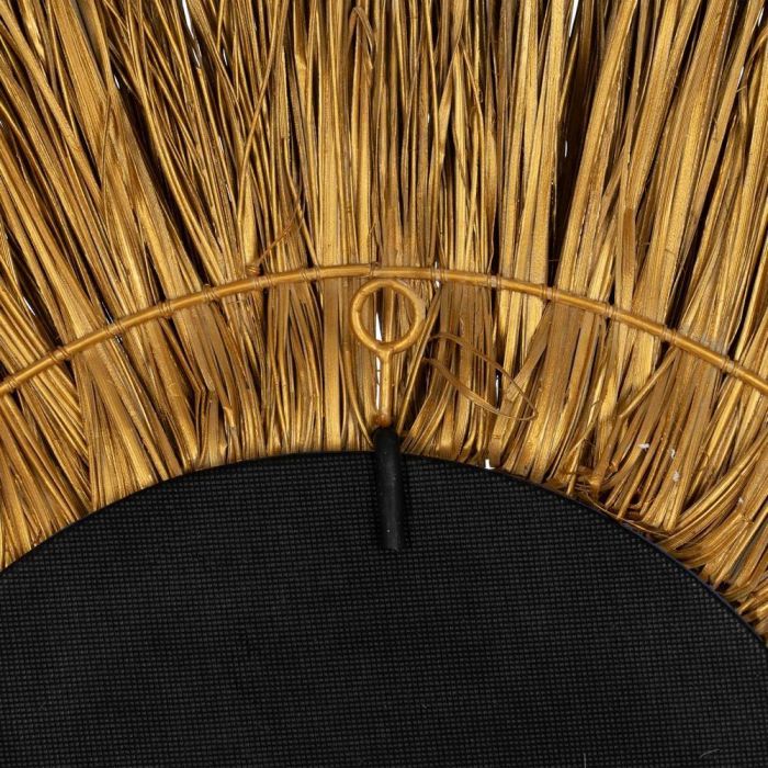 Espejo Fibra Natural Decoración 80 X 5 X 80 cm