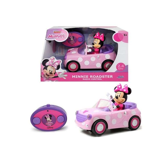 Coche radio control minnie roadster 27 mhz ¡gira sobre si mismo! (figura no extraible)19 cm 3 Coche radio control minnie roadster 27 mhz ¡gira sobre si mismo! (figura no extraible)19 cm 3