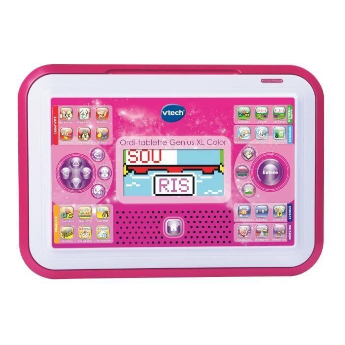VTECH Genius XL 2 en 1 - Tableta Educativa con Pantalla a Color que se Convierte en Portátil - Rosa - Para niños a partir de 5 años 1 VTECH Genius XL 2 en 1 - Tableta Educativa con Pantalla a Color que se Convierte en Portátil - Rosa - Para niños a partir de 5 años 1
