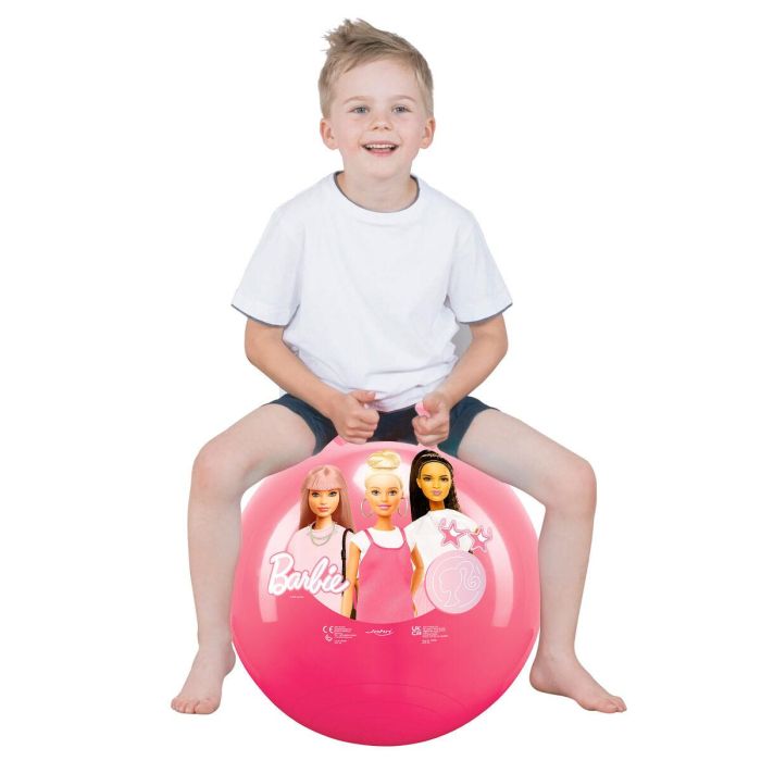 Pelota Saltarina Barbie Rosa 5