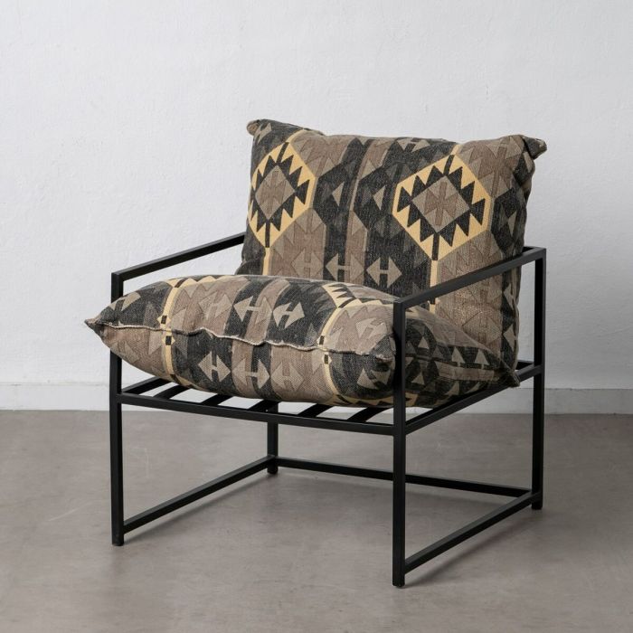 Sillón Negro Taupé 70 x 84 x 86 cm 10