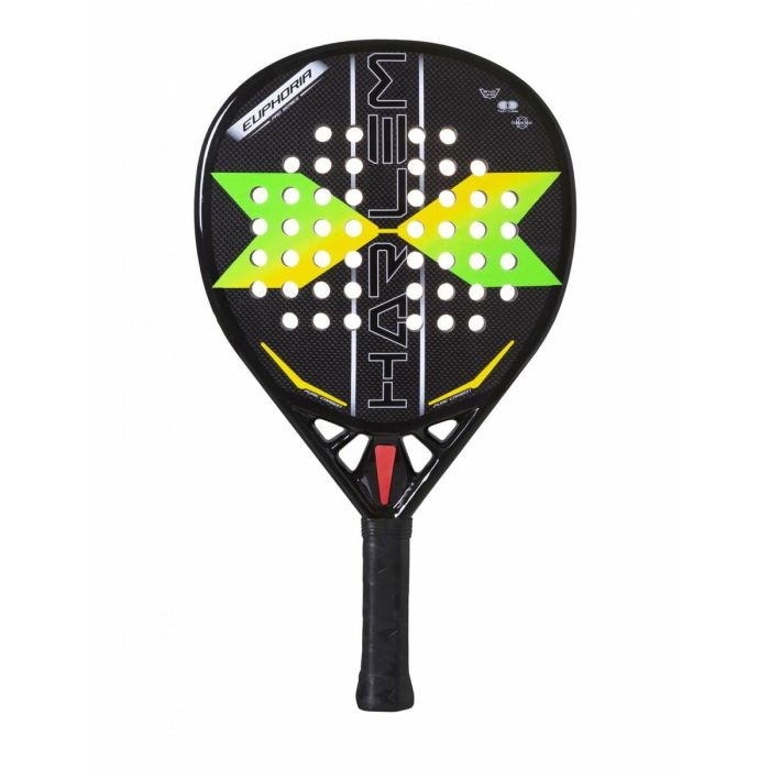 Pala de Pádel Harlem Padel Euphoria Green Negro Verde