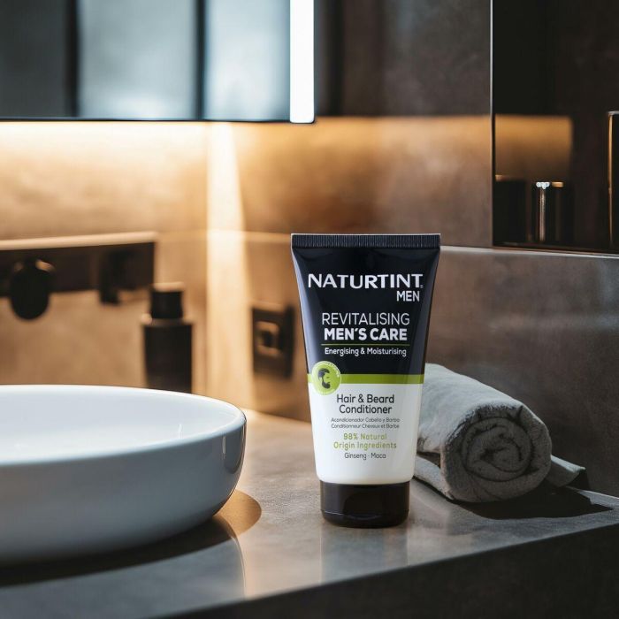 Naturtint REVITALISING MEN'S CARE Acondicionador para Cabello y Barba - Fortaleza y Nutrición 150 ml 6 Naturtint REVITALISING MEN'S CARE Acondicionador para Cabello y Barba - Fortaleza y Nutrición 150 ml 6