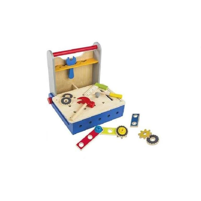 Banco de herramientas madera plegable 30x30x30cm 0 Banco de herramientas madera plegable 30x30x30cm 0