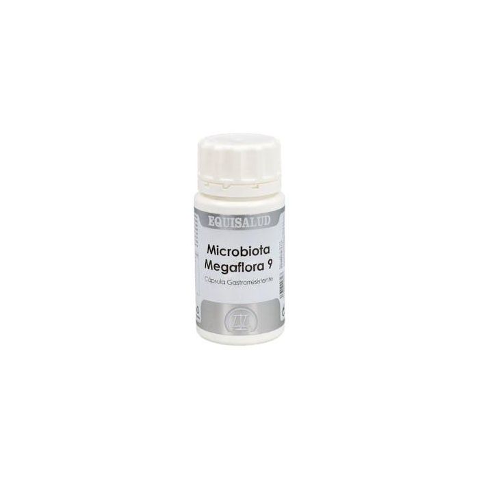 EQUISALUD Microbiota Megaflora 60 Cápsulas Probióticos y Prebióticos para el equilibrio de la flora intestinal