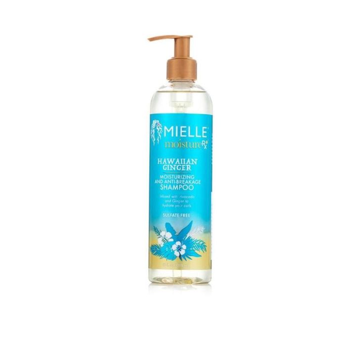 Champú Hidratante y Anti-Rotura Mielle Moisture RX Hawaiian Ginger - 355ml para Cabello Seco y Dañado Champú Hidratante y Anti-Rotura Mielle Moisture RX Hawaiian Ginger - 355ml para Cabello Seco y Dañado