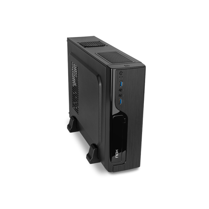 NOX Caja Sobremesa Slim LITE070 Micro-ATX con Fuente 500W, 2x USB 3.0 Negra 2