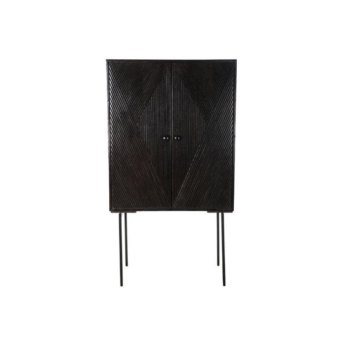 Aparador Moderno DKD Home Decor Marron Oscuro Negro 43 x 153.5 x 84 cm 7