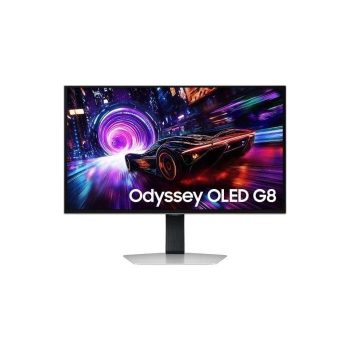 Monitor Gaming Samsung Odyssey OLED G8 G81SF S27FG812SU 27"/ 4K/ 0.03ms/ 240Hz/ OLED/ Regulable en altura/ Plata 0 Monitor Gaming Samsung Odyssey OLED G8 G81SF S27FG812SU 27"/ 4K/ 0.03ms/ 240Hz/ OLED/ Regulable en altura/ Plata 0