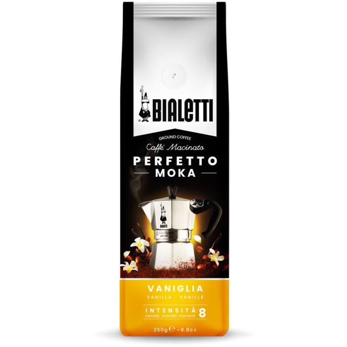 Bialetti Perfetto Moka vaniglia gemahlen 250 g 0 Bialetti Perfetto Moka vaniglia gemahlen 250 g 0