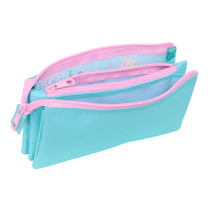 Safta Portatodo Triple Gabby's Dollhouse 22x12x3cm 2