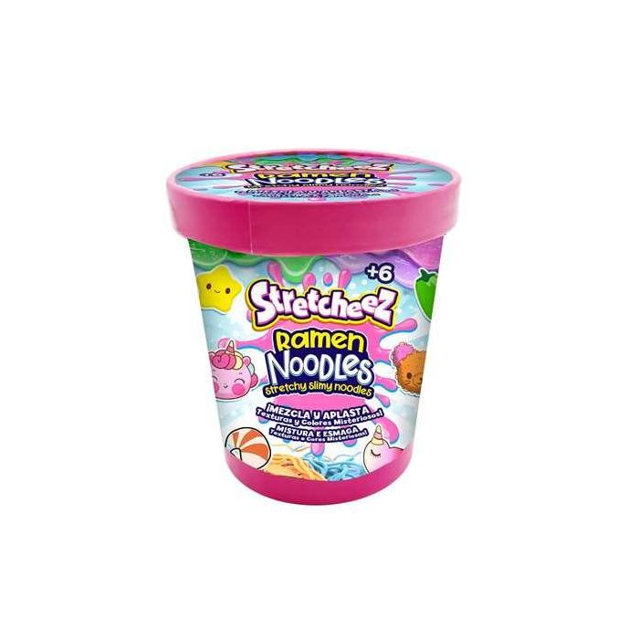 Juego ramen noodles, mezcla el polvo con agua y se transforma en slime de colores - modelos surtidos Juego ramen noodles, mezcla el polvo con agua y se transforma en slime de colores - modelos surtidos