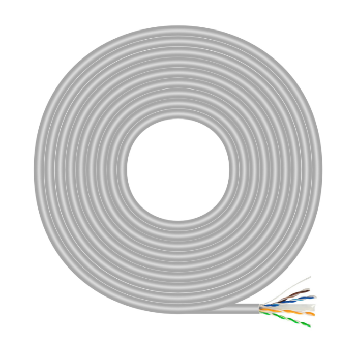 Bobina de Cable RJ45 UTP AWG23 CCA (Aleación) Aisens A135-0660 Cat.6/ 100m/ Gris Bobina de Cable RJ45 UTP AWG23 CCA (Aleación) Aisens A135-0660 Cat.6/ 100m/ Gris