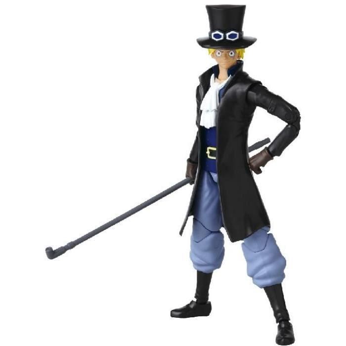 Bandai Figura Anime Heroes One Piece Sabo 17 cm con 16 Puntos de Articulación y Manos Extra 1