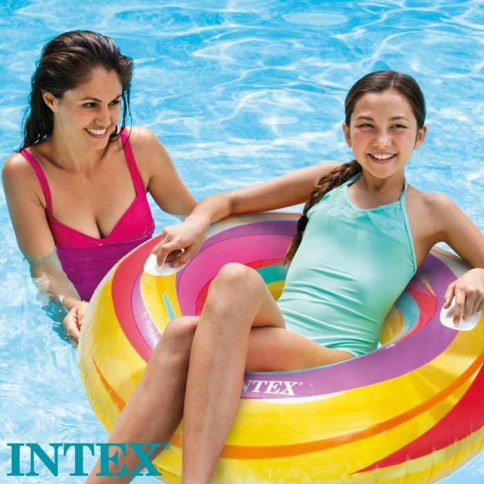 Flotador Hinchable Donut Intex Ø 91 cm 91 x 22 x 91 cm (24 Unidades) 3