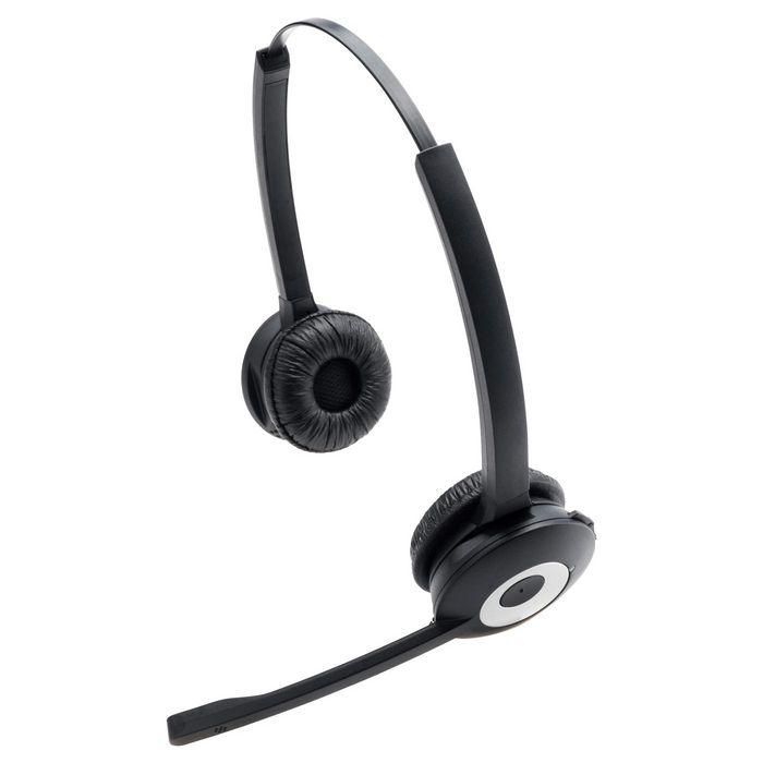 Jabra Pro 920 Duo EMEA Auriculares Inalámbricos DECT con Micrófono Cancelación Ruido, 12h Batería, 120m Alcance para Teléfonos Fijos y Softphones 1