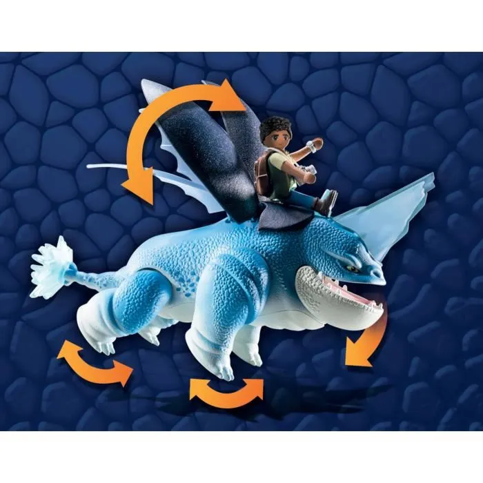Playmobil Dragones: Nine Realms: Plowhorn & D'Angelo 3