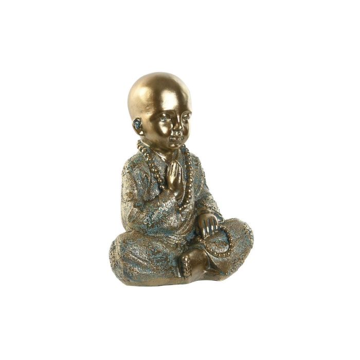 Figura Oriental DKD Home Decor Dorado 13.6 x 21.8 x 17 cm