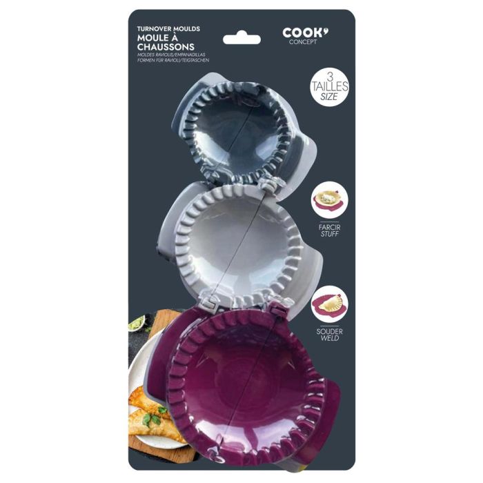 Juego De 3 Moldes Empanadillas Cook Concept