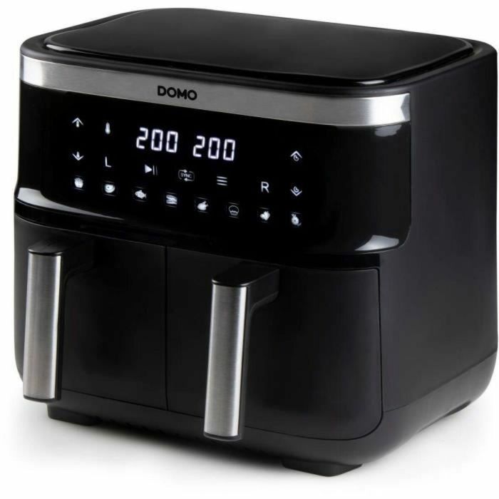 Domo DO537FR Freidora de Aire Caliente Doble Cesta 2x4L (8L) Gran Capacidad, 8 Programas Automáticos, Temp. 85-200°C 0 Domo DO537FR Freidora de Aire Caliente Doble Cesta 2x4L (8L) Gran Capacidad, 8 Programas Automáticos, Temp. 85-200°C 0