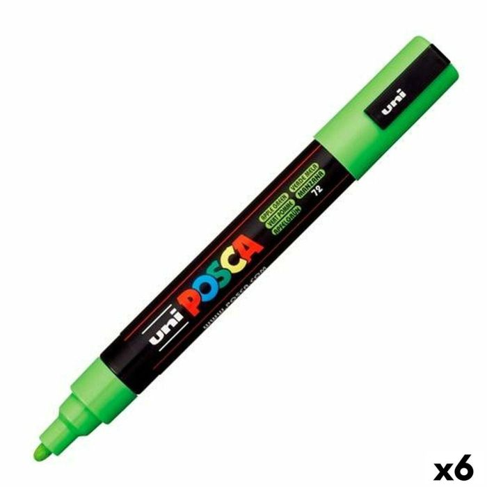 Marcador T.Opaca No Perm. Uni Posca 1,8 (Pc-5M) Verde Manzana 6 unidades 0 Marcador T.Opaca No Perm. Uni Posca 1,8 (Pc-5M) Verde Manzana 6 unidades 0