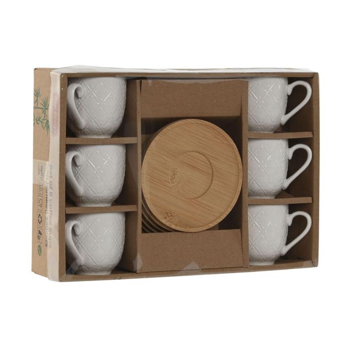 Cafe Basicos DKD Home Decor Blanco 5.8 x 6 x 8.4 cm Set de 6 1 Cafe Basicos DKD Home Decor Blanco 5.8 x 6 x 8.4 cm Set de 6 1
