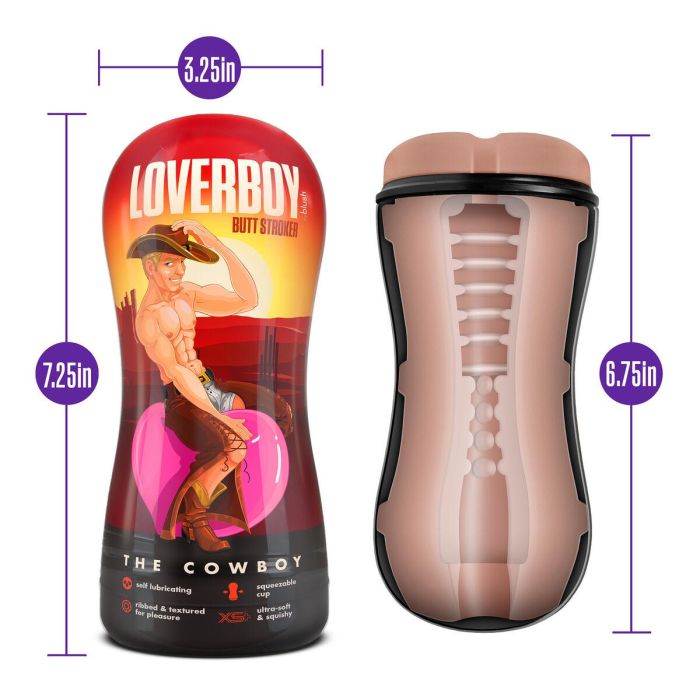 Masturbador Masculino Blush Loverboy Carne 3 Masturbador Masculino Blush Loverboy Carne 3