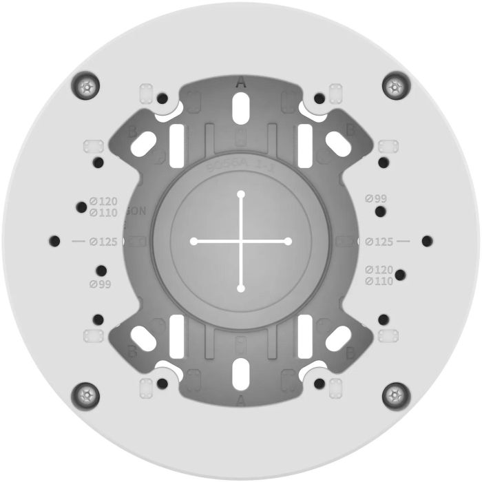 Hanwha Wisenet Caja de Conexiones Back Box de Aluminio Blanca para Cámaras de Seguridad QNV, QND, QNE 1 Hanwha Wisenet Caja de Conexiones Back Box de Aluminio Blanca para Cámaras de Seguridad QNV, QND, QNE 1