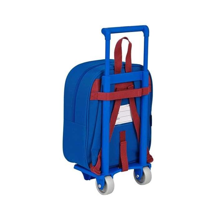 Mochila Escolar con Ruedas F.C. Barcelona M280 Granate Azul marino 1 Mochila Escolar con Ruedas F.C. Barcelona M280 Granate Azul marino 1