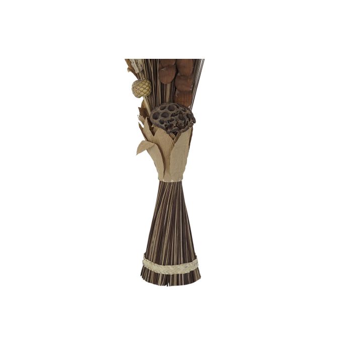 DKD Home Decor Ramo Decorativo Fibra Coco Marrón Naranja, Dimensiones 20x100x35 cm - Pack 6 Unidades 2