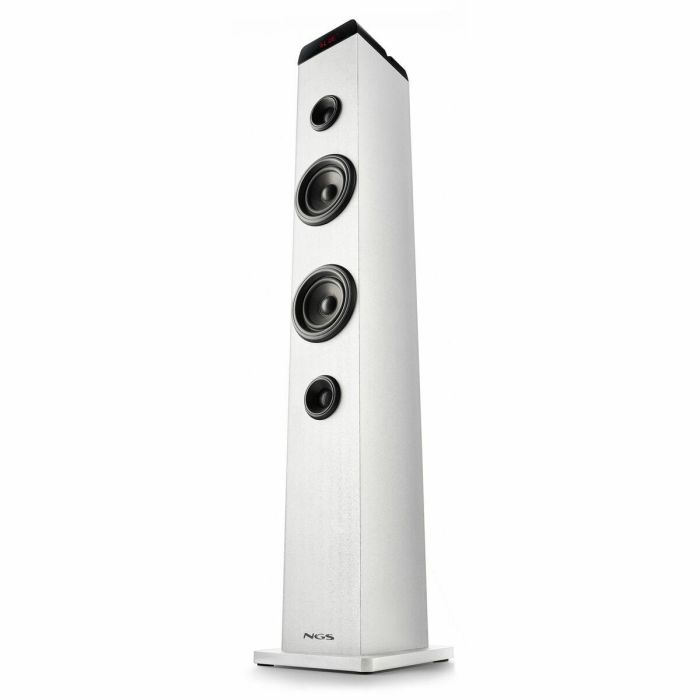 Altavoz Bluetooth Portátil NGS SKYCHARMPROWHITE Blanco 2 Altavoz Bluetooth Portátil NGS SKYCHARMPROWHITE Blanco 2