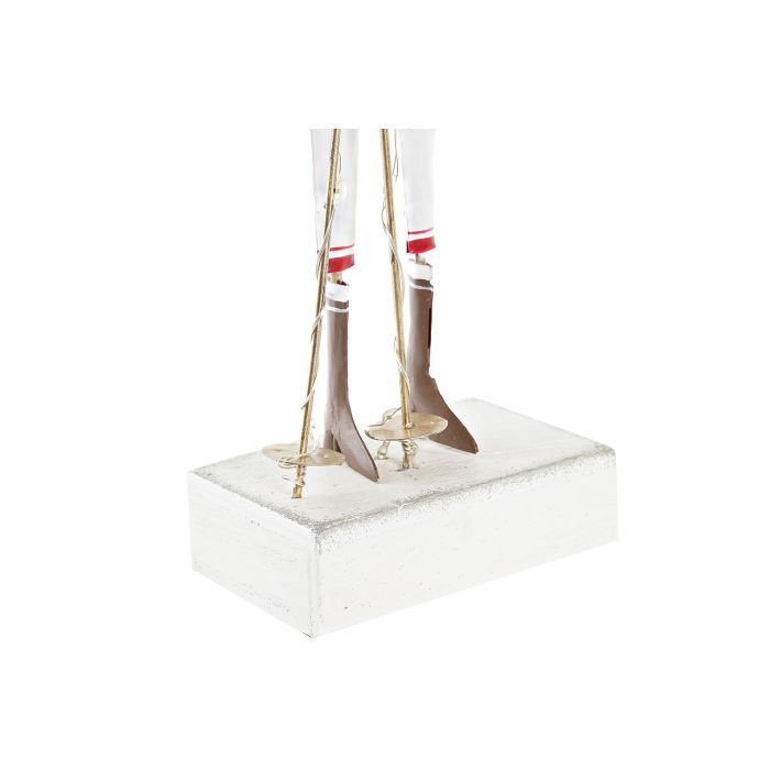 DKD Home Decor Figura Decorativa de Navidad Reno Fantasía con Iluminación LED y Cuerpo MDF (4 Unidades Surtidas) 4x30x8 cm 3