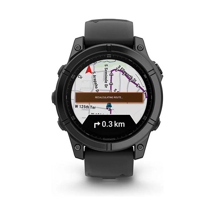 Garmin Reloj Inteligente Fenix E (47mm) Negro / Gris Pizarra AMOLED Pantalla Táctil GPS Resistente al Agua 9