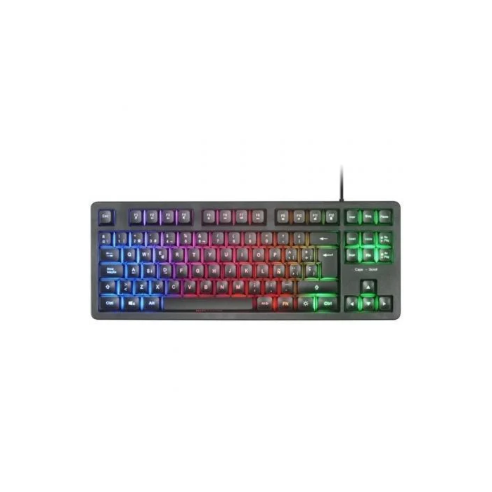 Mars Gaming Teclado MK023 TKL FRGB Membrana H-Mech USB Anti-ghosting Compatible PS4/PS5/Xbox