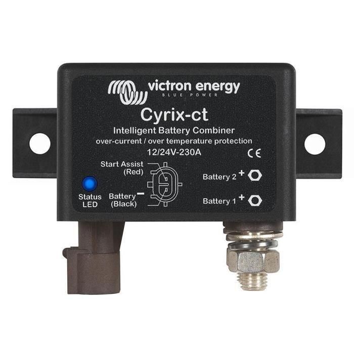 Acoplador combinador de batería VICTRON Cyrix 12 / 24V 230A 1 Acoplador combinador de batería VICTRON Cyrix 12 / 24V 230A 1