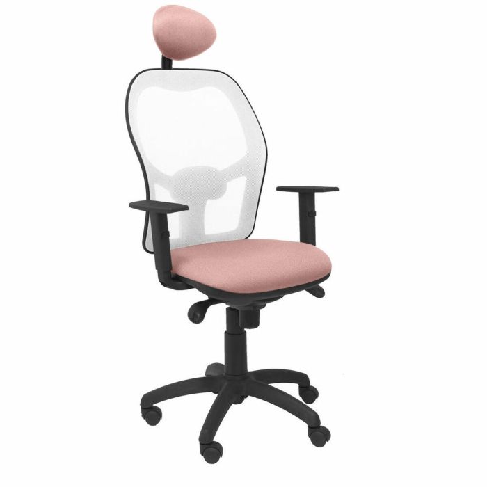 Silla de Oficina con Cabecero Jorquera P&C ALI710C Rosa