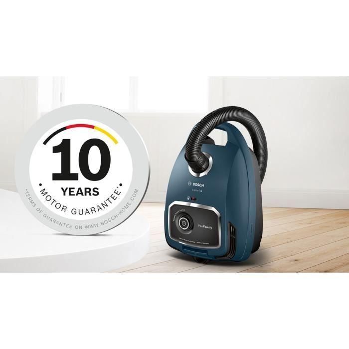 BOSCH BGL6FAM1 - aspirador con bolsa - azul - variador de potencia con mango - cepillo multiusos integrado - accesorio recibido 1